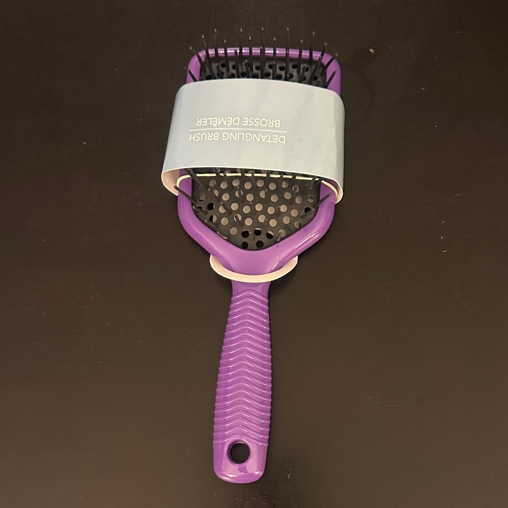 Purple Detangling Hair Brush